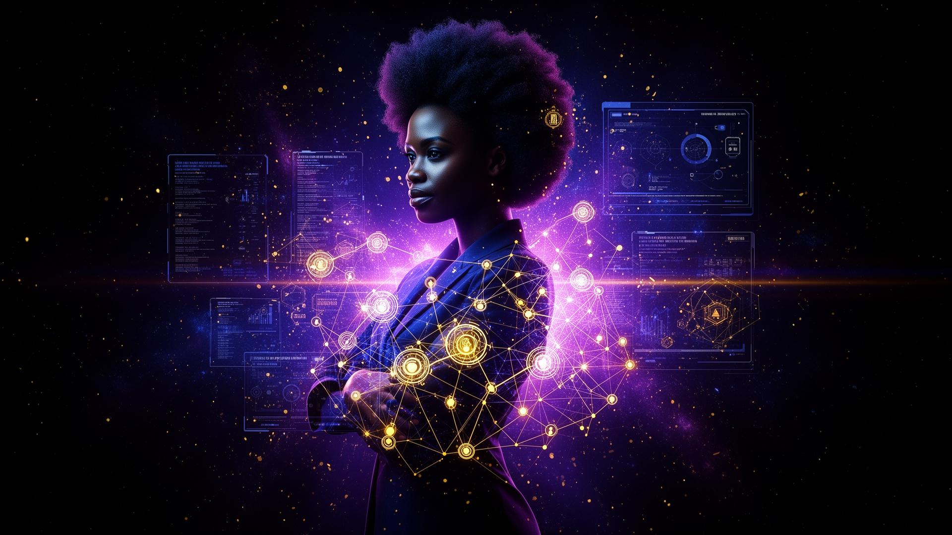 African entrepreneur empowered by AI